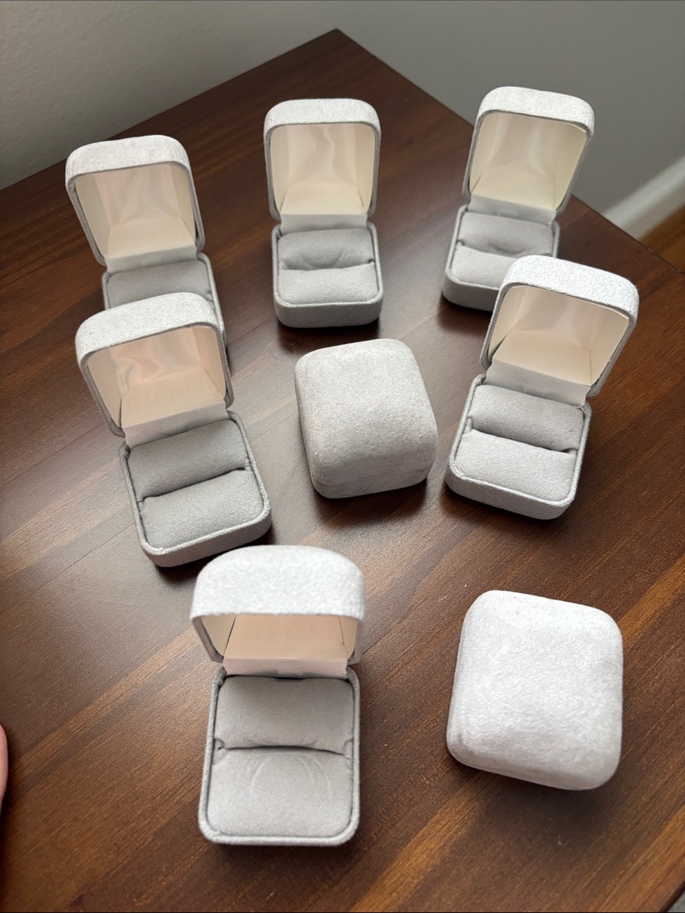 Ring storage boxes